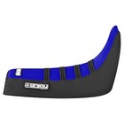 Yamaha Pw 50  High Traction Gripper Seat Cover  Black  Blue  Black Ribs  91
