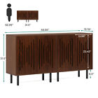 Tribesigns 59  Wood Sideboard Buffet Cabinet With Storage And Adjustable Shelves