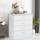 Bedroom Storage Dresser 3 4 Drawers With Cabinet Wood Furniture Bedroom Chest