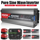 Pure Sine Wave Inverter Power Inverters 3000w 4000w 12v 24v To 120v Inverter Lcd