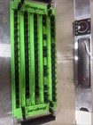 Nos Snap-on    Green Metal Tray Organizer Holds 1 2  3 8   Sockets Rare