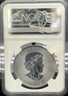 2018 Canada Silver Five Dollar Maple Leaf      Incuse Design    Early Release Ms69