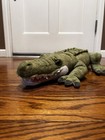 Rare Fao Schwarz 23  Alligator Crocodile Plush Stuffed Green Large Collectible