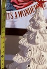 Ceramic Bisque Ready To Paint 21    Mantle Christmas Tree W star lights light Kit