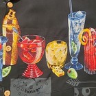 Paradise Found Vintage Happy Hour Shirt Men s Sz S Black Short Sleeve Button Up