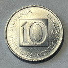 1993 Slovenia 10 Stotinov Coin Proteus Salamander Lizard Animal Wildlife