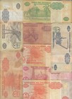 Angola    lot Of 8  Old Issue  Banknotes With Faults damage  A1