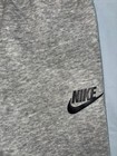 Nike Boys Fleece Cuffed Jogger Sweatpants Heather Gray Size 5-6