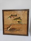 Trout Painting On Wood 25x25 Inches
