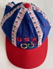 Vintage 90s United States Olympic Team Usa Starter Snapback Hat Cap Tri-power