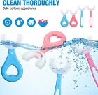 4pcs U-shape Toothbrush Baby Oral Care Soft Silicone Brush Cleaning 2-6 6-12 Kid
