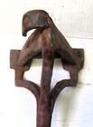 Antique Western Hand Forged Branding Iron - Big  Heavy  Letters A With A Tail