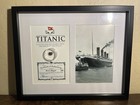 Titanic Coal Artifact   Framed Display   11x9   W  Coa   Genuine Wreck Artifact
