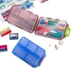 Pill Organizer With Medicine Labels Travel Daily Pill Container Case