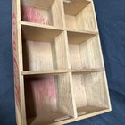 Coca Cola Mini Wood Crate Wood Holds 6 Cokes