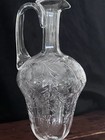 Vintage Webb Corbett England Etched Fine Crystal Decanters Set Of 2  1 Stopper