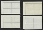 Hong Kong 1966 Churchill Commemeration Stamp Set Blk Of 4 W  Requisition No  Mnh