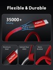 240w Usb C To C Cable 10ft  Long Type C Super Fast Charging Red