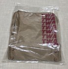 Vintage Twa Tote Bag Trans World Airlines Carry On Travel Getaway Vacations New