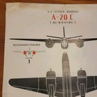 A-20c U s  Attack Bomber Br boston Identification Poster No  500 7 1942