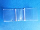 Clear 1  X 1  Mini Zip Seal Lock Top Plastic Bags 2mil Jewelry Pill Small Square