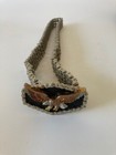 Vintage Motorcycle Chain Belt 28 30 Waist Eagle Buckle Metal Biker Rock Harley