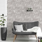 Reusable Plastic Wall Stencil Template    23 2  x37 4       Seamless    Wavy Lines