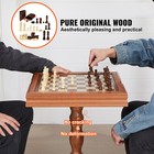 Uimoso 18  3-in-1 Chess Checkers Backgammon Table Combo Game Table Furniture Set