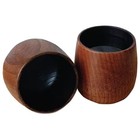 2x Charred Wooden Bourbon Drinking Glass  Whiskey Tumbler  Bourbon Gifts For Men