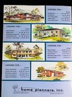 Home Planners 165 Homes - Multi-level Design - Mcm Building Plans 1969  Ex