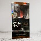 White Glo Charcoal Toothpaste 2 Pack   Toothbrush Deep Stain Remover New