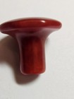 1 Vintage Art Deco Red Bakelite Knob