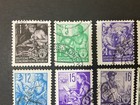 German Gdr Stamps  1953  G 53  Mi 362 - 79  Used  c492