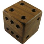 Magic Dice Cube - Wooden Brain Teaser Puzzle