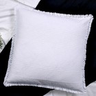 Waffle Euro Sham Covers White 26x26 Set Of 2 Euro Pillow Covers Tassel Waffle