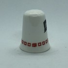 Kenilworth Castle England Souvenir Porcelain Thimble
