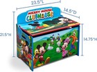 Deluxe Toy Box  Toy Box Colorful  Durable And Easy-to-clean  Disney Mickey Mouse