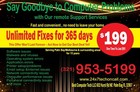 Unlimited Remote Computer Support Subscription - 365-day Digital Tech Help