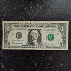 Fw Duplicate Serial Number Star Note B 09500905     One Dollar  1 Bill Error 2013