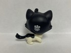 Authentic Hasbro Lps Littlest Pet Shop  320 Tuxedo Kitten Black White Cat Green