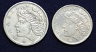 1967 Brazil 10   20 Centavos Km  579 1   578 1 Lot Of 2 Copper-nickel Coins