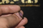 Rare Ancient Roman Bronze Brass Ring With Stone Intaglio Bezel