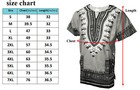 Black African Unisex Dashiki Shirt Dp3578 Small To 7xl Plus Size