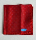 Eton Men s 100  Silk Polka Dot Handkerchief   Pocket Square - New