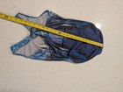 Gk Elite As Small Gymnastics Dance Leotard Blue Mystique Geometric Cool Crystals