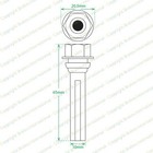 Front Caliper Slider Pins Guide Kit Fits  Mitsubishi L200 Kb4 06-14 Bcf1454a