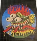 Blotter Art Original Beasty Hand Signed Edition By Stanley Mouse With Coa