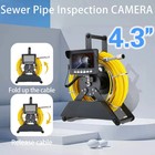 Pipe Inspection Camera 30m Sewer Drain Camera Video Endoscope 4 3inch Monitor
