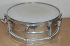 Vintage 14 Inch Snare Drum Chrome Steel 8 Lug