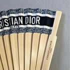 Brand New Christian Dior Dioriviera Folding Fan Navy Black Sensu Novelty